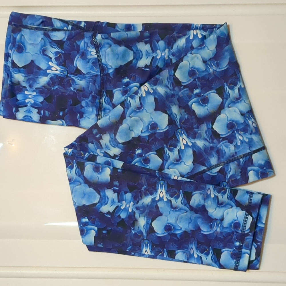 2/$14 DYI Leggings Orchid Blue Large